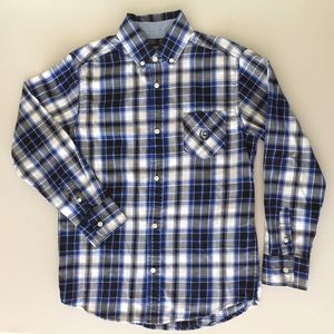 Boys Chaps Long Sleeve Plaid Button Down Shirt